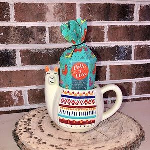 NEW Llama Mug with Chamomile Tea